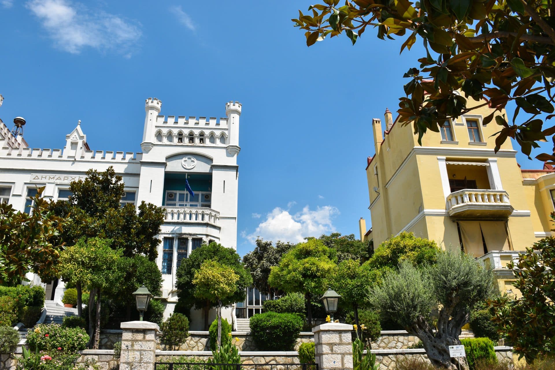 The buildings of Kyprou Street